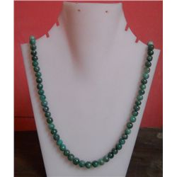 281.95 Ct Necklace of Emerald(Size: 26 Inches)