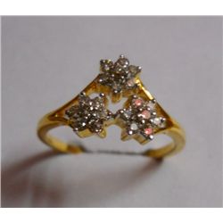 Ring of Daimond :0.31 Ctw, 18kt Gold 3.598g