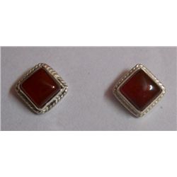 2.030g Earring of Agate Sterling Silver