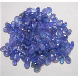 Natural African Tanzanite Loose 154.10 Ctw Oval Shape Cut Stones