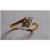 Image 1 : 2.18g Ring of Diamond 0.22 Ctw in 14kt Yellow Gold