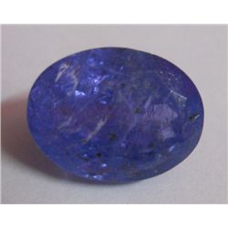 Natural African Tanzanite 4.40 Ctw Oval Shape Cut Stone