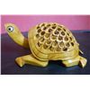 Image 3 : Wooden Decorative Turtle With Baby Inside