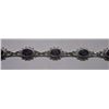 Image 2 : 9.100g Bracelet of Amethyst Sterling Silver