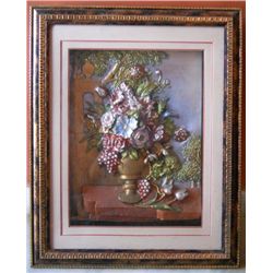 26 1/2" x 21 1/2" Framed Flower Poster