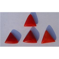 Red Coral 14.60 CTW Loose Gemstone