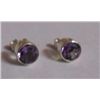 Image 1 : 1.550g Earring of Amethyst Sterling Silver