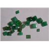 Image 1 : Natural African Emerald Cut stones of Square shapes of total weight 11.90 ct