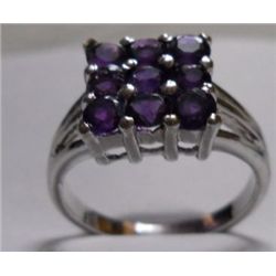 5.550g Ring of Amethyst Sterling Silver