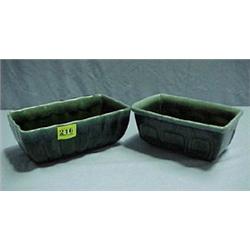 Two Hull Pottery Planters...