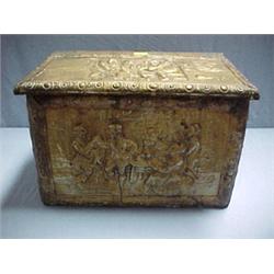 Embossed Brass Kindling Box...