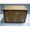 Image 1 : Embossed Brass Kindling Box...