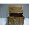 Image 2 : Embossed Brass Kindling Box...