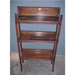 44"H x 24"W Mission Oak Bookstand...