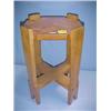 Image 1 : 16"H Oak Pot Stand...