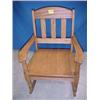 Image 1 : Modern Oak Child's Rocker...