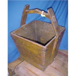 Primitive Wooden Basket...