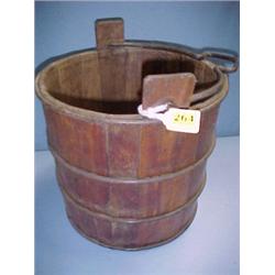 Primitive Wooden Bucket...