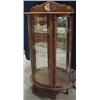 Image 1 : Modern Oak Curio Cabinet...