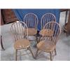 Image 1 : Set of Four Oak Kitchen Chairs...