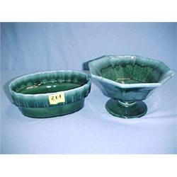 Two Hull Pottery Planters...