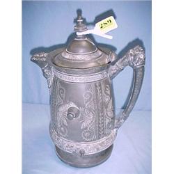Silver Plate Water Pitcher...
