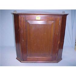 Mahogany Corner Wall Cabinet...