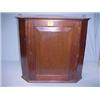 Image 1 : Mahogany Corner Wall Cabinet...