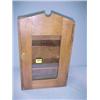 Image 1 : Locking Oak Wall Cabinet...