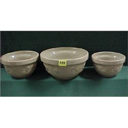 Nest of Three Modern Mixing Bowls...