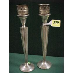 Pair of Sterling Candlesticks...