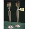 Image 1 : Pair of Sterling Candlesticks...