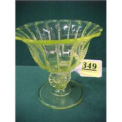 L.G. Wright Vaseline Candy Dish...