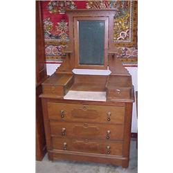 Walnut Victorian Dresser...