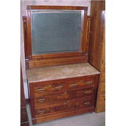 Victorian Walnut Dresser...