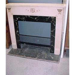 Painted Fireplace Mantel...