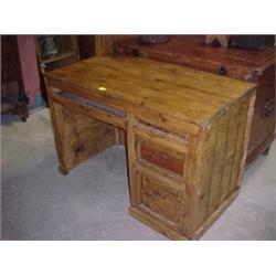 Contemporary Rustic Pine Desk...