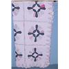 Image 1 : 60" x 80" "Dresden Plate" Quilt...