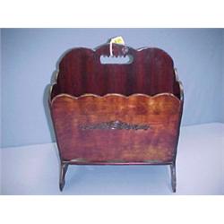 Mahogany Magazine Caddy...