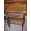 Image 2 : Eastlake Oak Washstand...