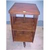 Image 1 : Revolving Mahogany Book Shelf...