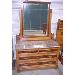 Eastlake Marble Top Dresser...