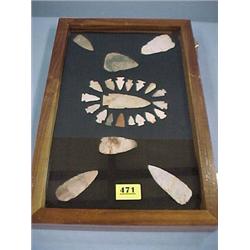 Tray of Native American Points...