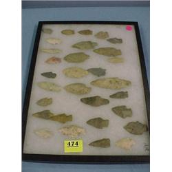 Tray of Native American Points...
