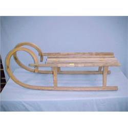 European Wooden Sled...