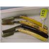 Image 1 : Four Assorted Straight Razors...