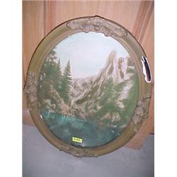 Oval Convex Picture Frame...