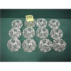 Set of 12 Crystal Salt Dips...