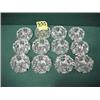 Image 1 : Set of 12 Crystal Salt Dips...