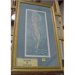 Framed Louis Icart Print...